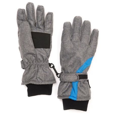 Перчатки Oldos размер 7-8, серый меланж/синий