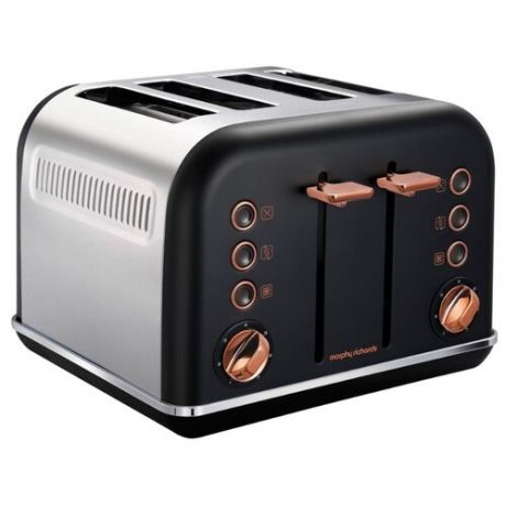 Тостер Morphy Richards 242104, серебристый/черный