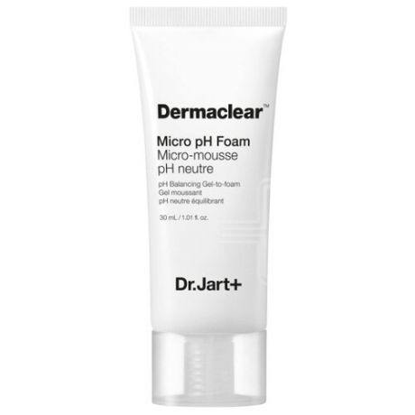 Dr.Jart+ гель-пенка глубокого очищения для умывания Dermaclear Micro pH Foam, 30 мл