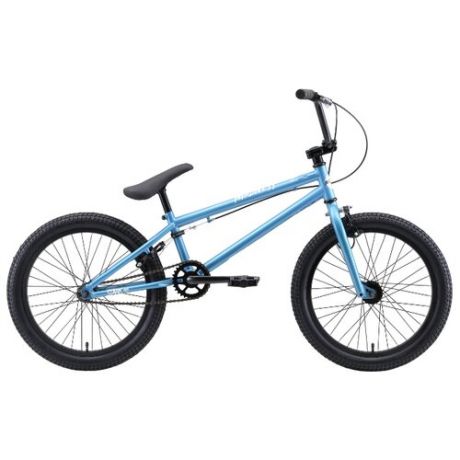 Велосипед BMX STARK Madness BMX 1 (2020) синий/белый (требует финальной сборки)