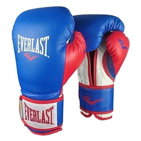 Боксерские перчатки Everlast Powerlock PU blue/red 10 oz