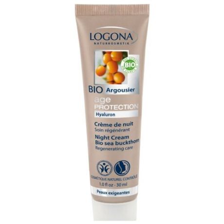 Logona Age Protection Regenerating Night cream Ночной крем для лица регенерирующий, 30 мл