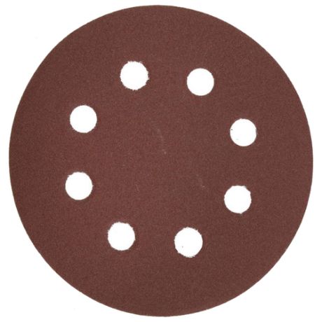 Шлифовальный круг на липучке ЗУБР 35562-125-180 125 мм 5 шт