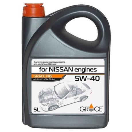 Моторное масло Grace Lubricants NIS 5W-40 5 л