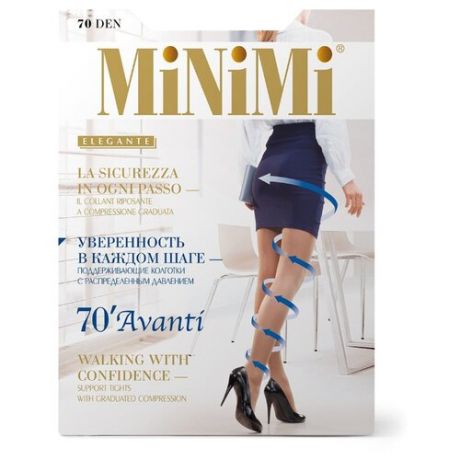 Колготки MiNiMi Avanti 70 den, размер 3-M, nero (черный)