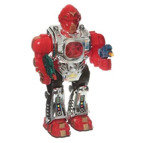 Робот Play Smart Super Robot 9522 серебристый/красный