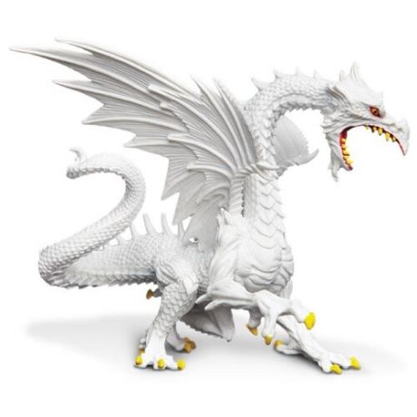 Фигурка Safari Ltd Снежный дракон, светится в темноте 10120