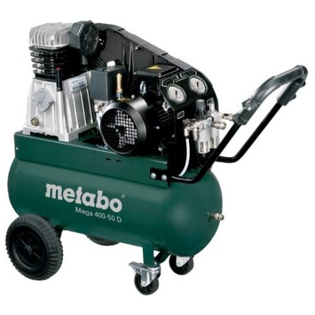 Компрессор масляный Metabo Mega 400-50 D, 50 л, 2.2 кВт