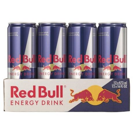 Энергетический напиток Red Bull, 0.473 л, 12 шт.