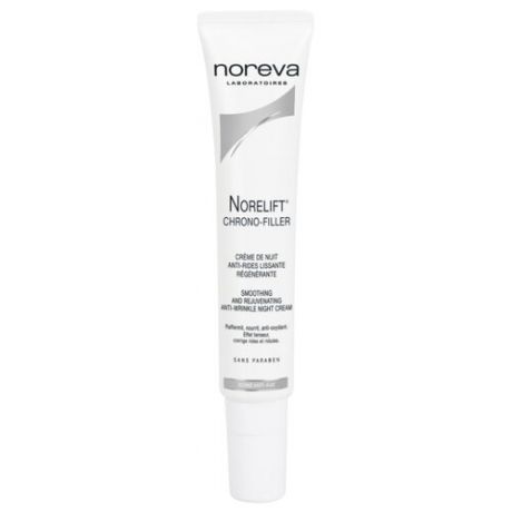 Noreva laboratories Norelift Chrono-Filler Smoothing and Rejuvenating Anti-Wrinkle Night Cream Разглаживающий омолаживающий ночной крем против морщин на лице, 40 мл