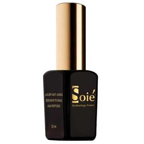 Сыворотка SOIE Luxury anti-aging serum with snail and peptides для лица 30 мл