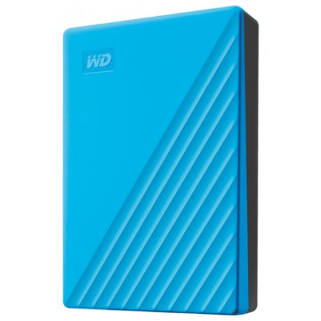 Внешний HDD Western Digital My Passport 2 ТБ голубой