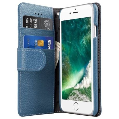 Чехол Melkco Wallet Book Type для Apple iPhone 7/iPhone 8 голубой