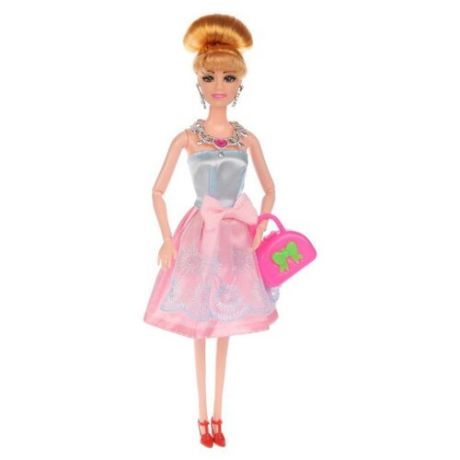 Кукла Наша игрушка в атласном платье 28 см DX511A