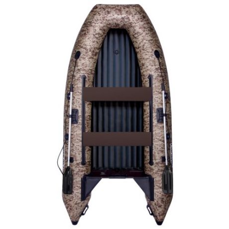 Надувная лодка Omolon SLD 360 IB коричневый камуфляж/черный