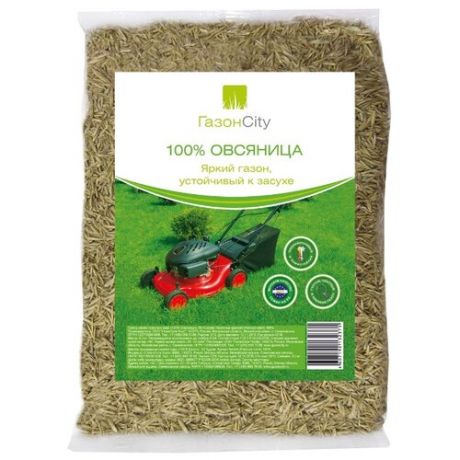 Семена ГазонCity Овсяница 100% Яркий газон, 0.3 кг