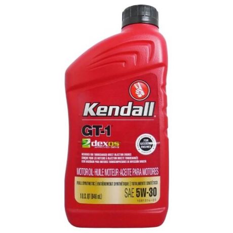 Моторное масло Kendall GT-1 Dexos1 Motor Oil SAE 5W-30 0.946 л