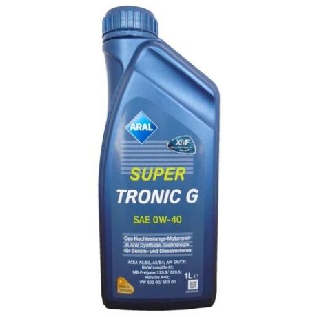 Моторное масло ARAL Super Tronic G 0W-40 1 л