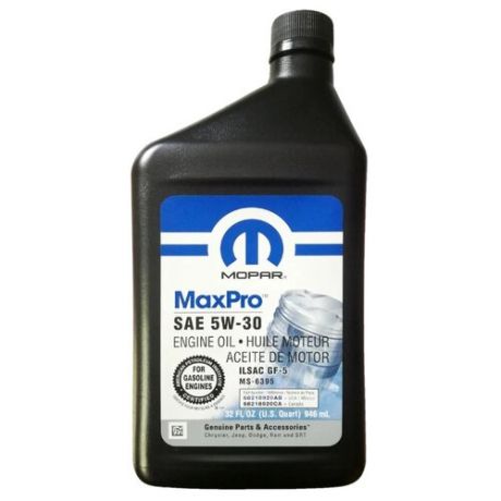 Моторное масло Mopar MaxPro SAE 5W-30 0.946 л