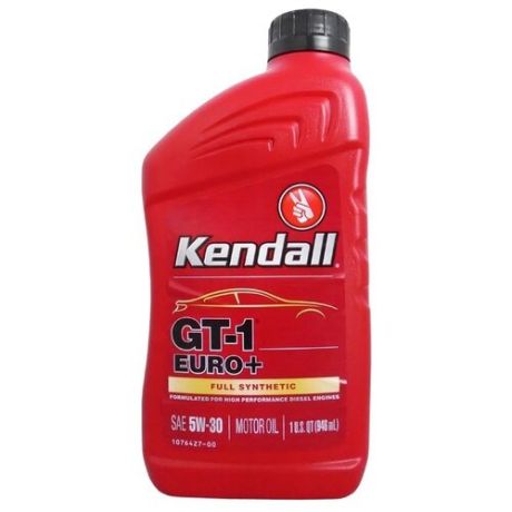 Моторное масло Kendall GT-1 Euro+ Full Synthetic Motor Oil SAE 5W-30 0.946 л
