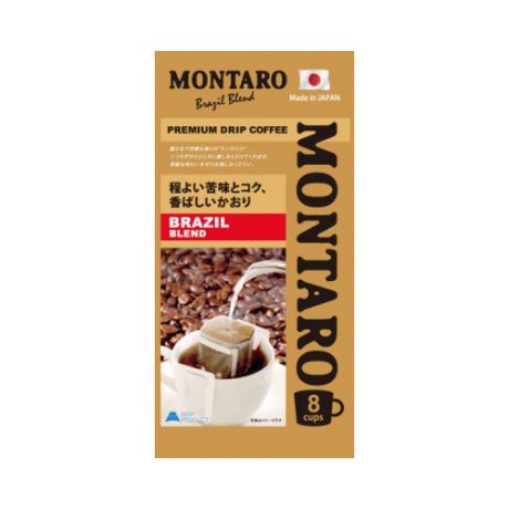 Молотый кофе MONTARO Brazil Blend, в дрип-пакетах (8 шт.)