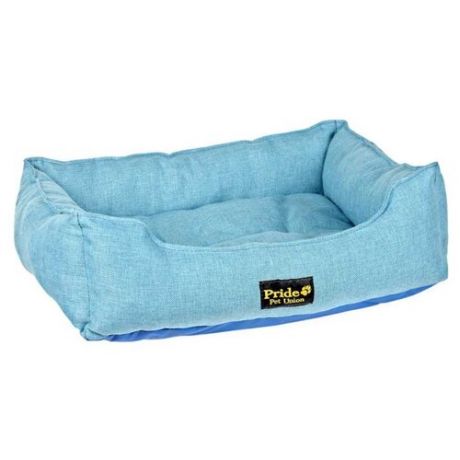 Лежак для собак PRIDE Прованс 90х80х25 см голубой
