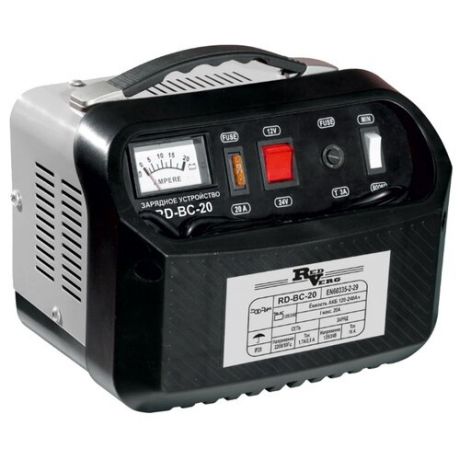 Зарядное устройство RedVerg RD-BC-20 черный/серый