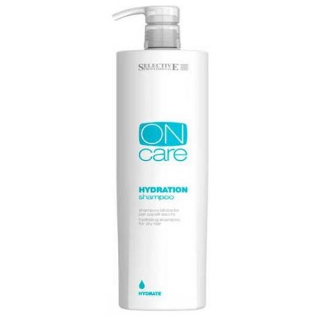 Selective Professional шампунь On Care Hydration увлажняющий для сухих волос 1000 мл с дозатором