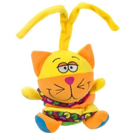 Подвесная игрушка BONDIBON Кот ( ВВ1302) желтый/оранжевый