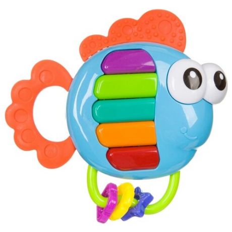 Развивающая игрушка BONDIBON Рыбка-пианино ВВ3920 синий/оранжевый