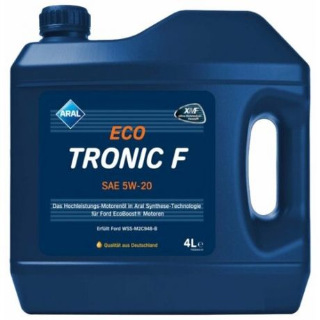 Моторное масло ARAL EcoTronic F SAE 5W-20 4 л
