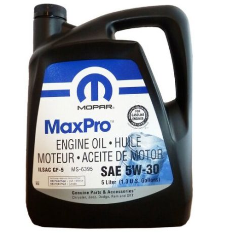 Моторное масло Mopar MaxPro SAE 5W-30 5 л