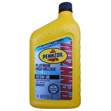 Моторное масло Pennzoil Platinum High Mileage Full Synthetic Motor Oil 5W-30 0.946 л