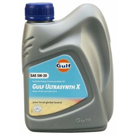 Моторное масло Gulf Ultrasynth X 5W-20 1 л