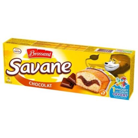 Мини-кекс Brossard Savane с шоколадом (7 шт.)