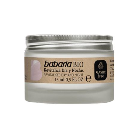 Крем Babaria BIO Plastic Free Revitalises Day And Night Eye Contour Cream для кожи вокруг глаз 15 мл