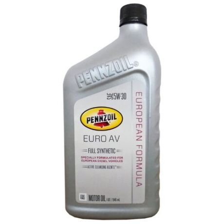 Моторное масло Pennzoil Euro AV 5W-30 0.946 л