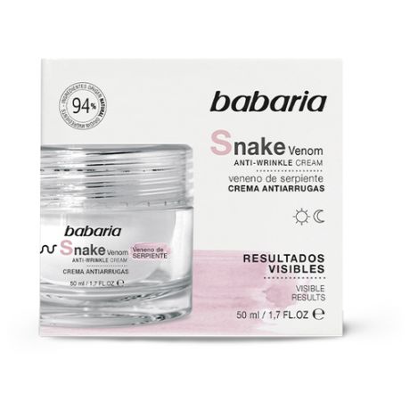 BABARIA Snake Venom Anti-wrinkle Cream Крем для лица против морщин, 50 мл