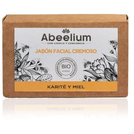 Abeelium Крем-мыло для лица с медом и карите, 100 г