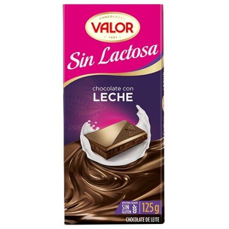 Шоколад Valor молочный без лактозы, 100 г
