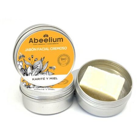 Abeelium Крем-мыло для лица с медом и карите, 50 г