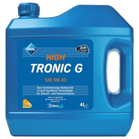 Моторное масло ARAL High Tronic G SAE 5W-30 4 л