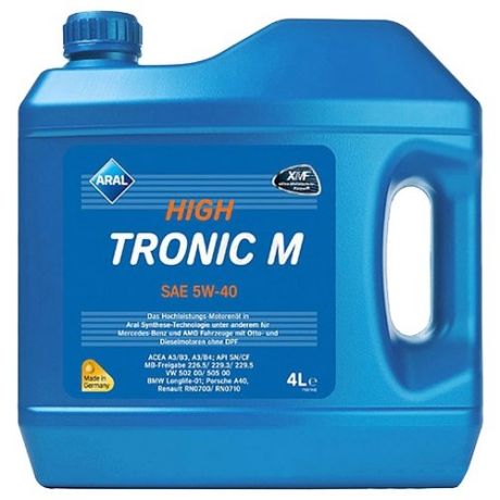 Моторное масло ARAL High Tronic M SAE 5W-40 4 л