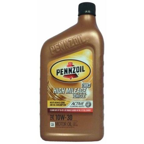 Моторное масло Pennzoil High Mileage Vehicle SAE 10W-30 0.946 л