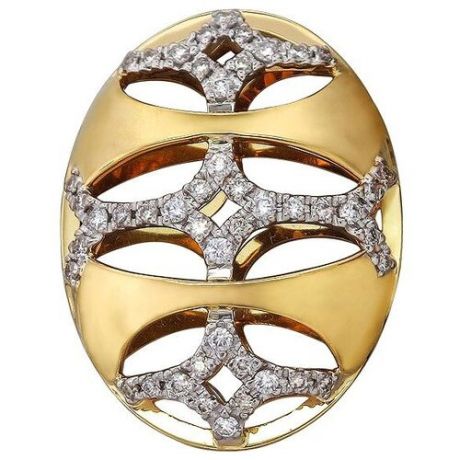 Эстет Подвеска с бриллиантами из комбинированного золота 750 пробы 01П686064