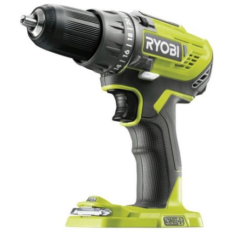 Аккумуляторная дрель-шуруповерт RYOBI R18DD3-0 50 Н·м желтый/черный