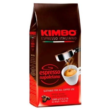 Кофе в зернах Kimbo Espresso Napoletano, арабика/робуста, 1 кг