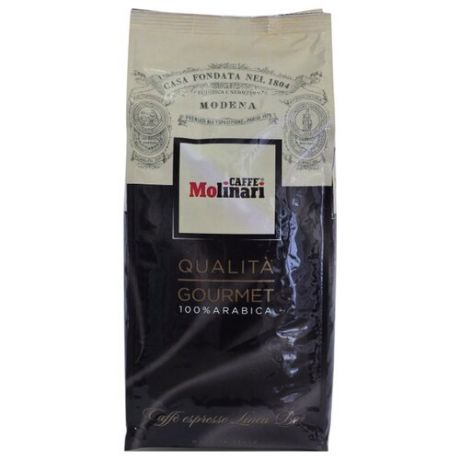 Кофе в зернах Molinari Gourmet 100% Arabica, арабика, 1 кг