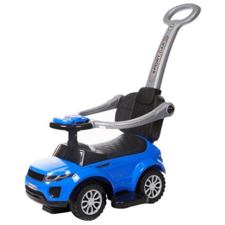 Каталка-толокар Baby Care Sport Car (614W) со звуковыми эффектами синий