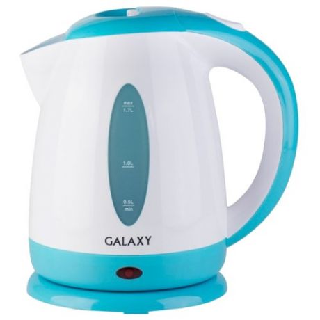 Чайник Galaxy GL0221, голубой/белый